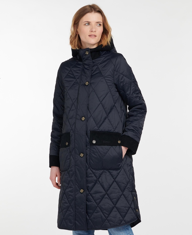 Chaqueta Acolchada Barbour Steppjacke Mickley Mujer Azul Marino | 315697-ZYS