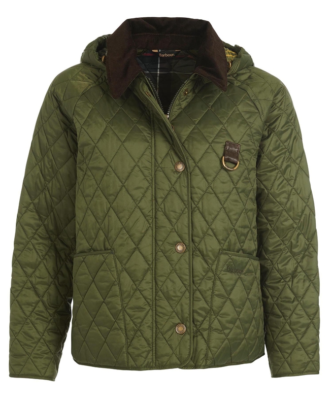 Chaqueta Acolchada Barbour Tobymory Mujer Verde | 364809-VHO