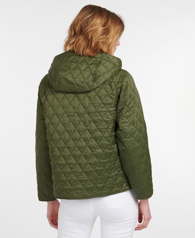 Chaqueta Acolchada Barbour Tobymory Mujer Verde | 364809-VHO