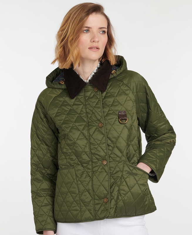 Chaqueta Acolchada Barbour Tobymory Mujer Verde | 364809-VHO