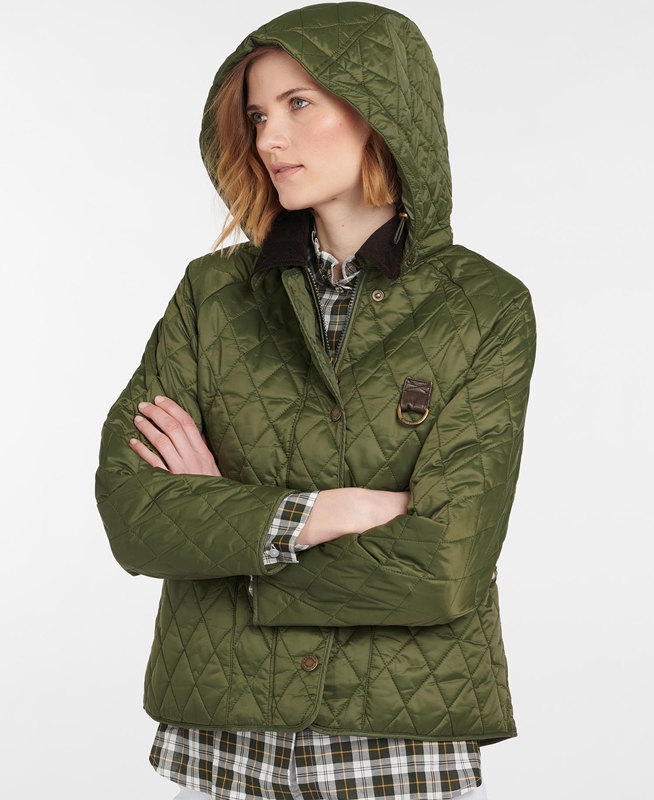 Chaqueta Acolchada Barbour Tobymory Mujer Verde | 364809-VHO
