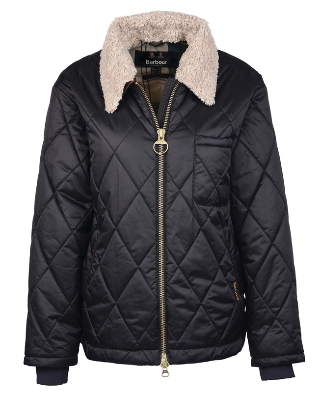 Chaqueta Acolchada Barbour Vaila Mujer Negras | 871234-VLW