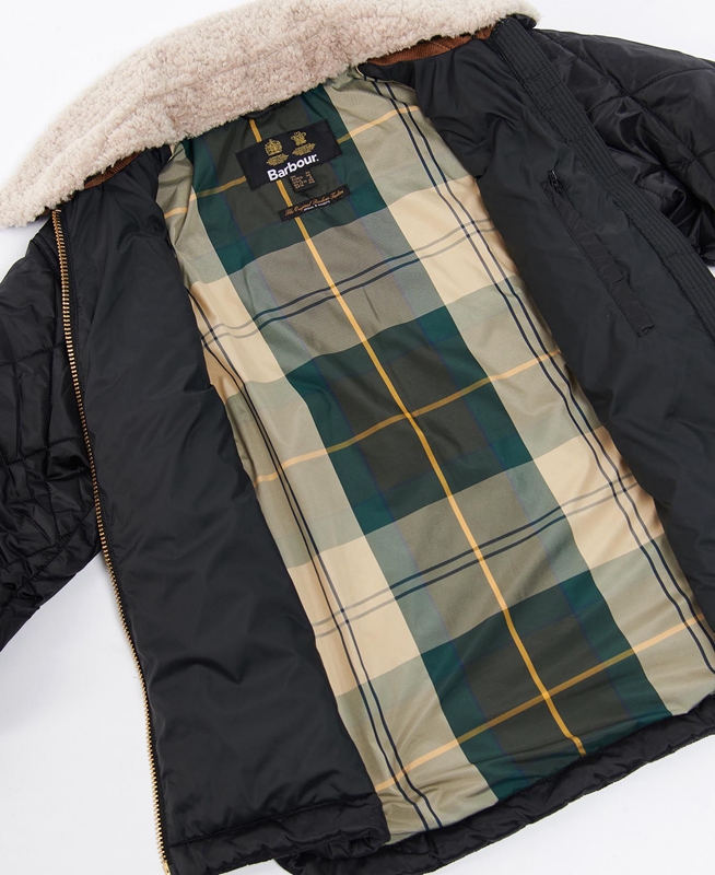Chaqueta Acolchada Barbour Vaila Mujer Negras | 871234-VLW
