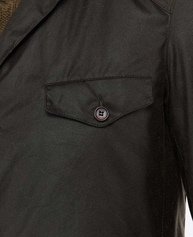 Chaqueta Encerada Barbour Beacon Sports Hombre Verde Oliva | 218950-CTY