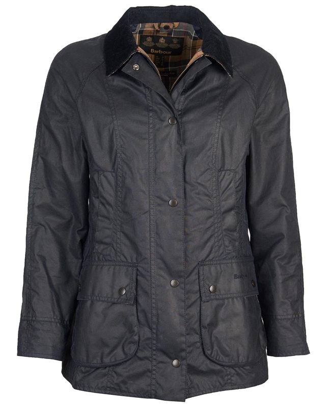 Chaqueta Encerada Barbour Beadnell® Mujer Azul Marino | 315764-BEP