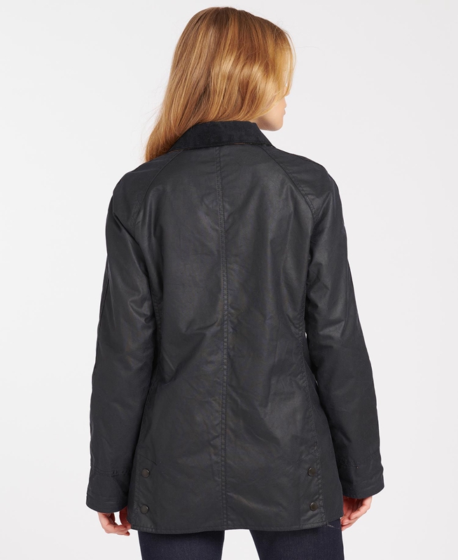 Chaqueta Encerada Barbour Beadnell® Mujer Azul Marino | 315764-BEP