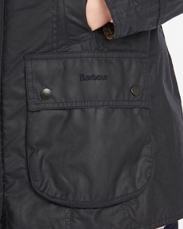 Chaqueta Encerada Barbour Beadnell® Mujer Azul Marino | 315764-BEP