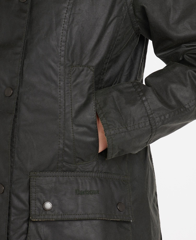 Chaqueta Encerada Barbour Beadnell® Mujer Negras | 381059-GLI