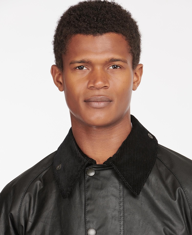 Chaqueta Encerada Barbour Beaufort® Hombre Negras | 419586-STV