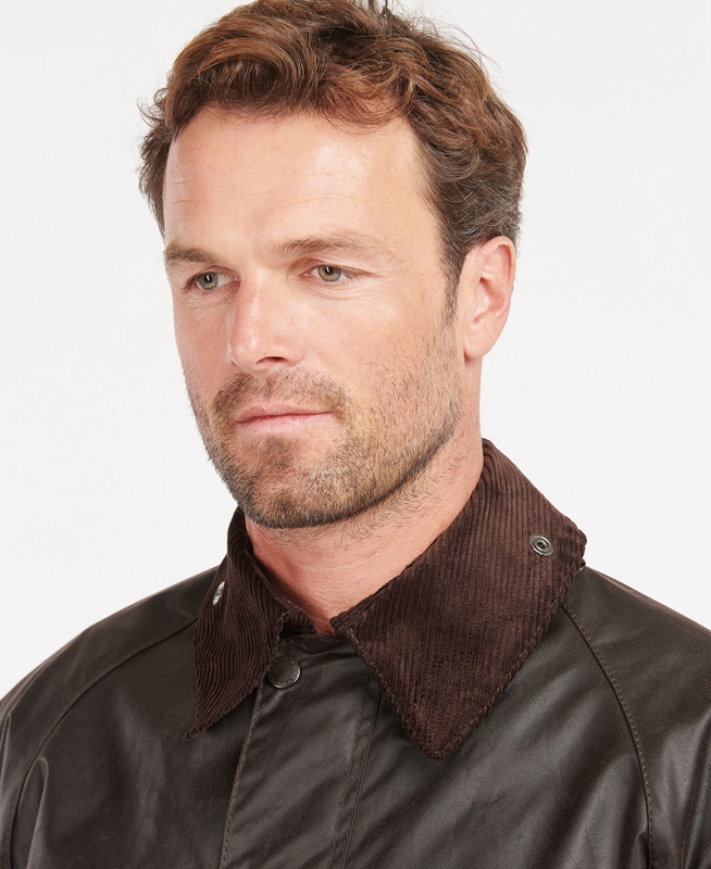 Chaqueta Encerada Barbour Bedale® Hombre Cafe | 309215-NZU