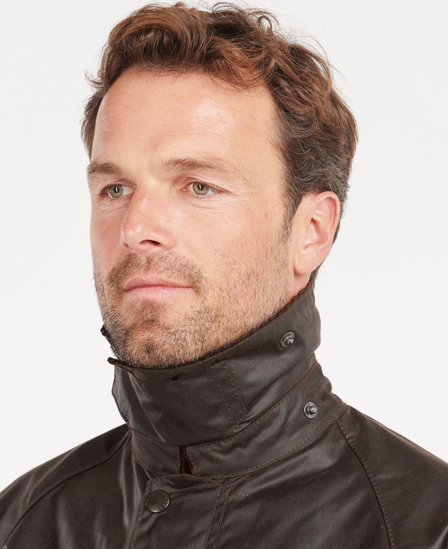 Chaqueta Encerada Barbour Bedale® Hombre Cafe | 309215-NZU