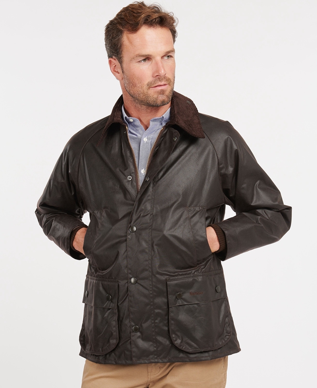 Chaqueta Encerada Barbour Bedale® Hombre Cafe | 309215-NZU