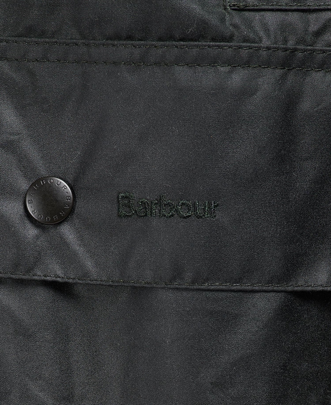 Chaqueta Encerada Barbour Border® Hombre Negras | 049378-TQW