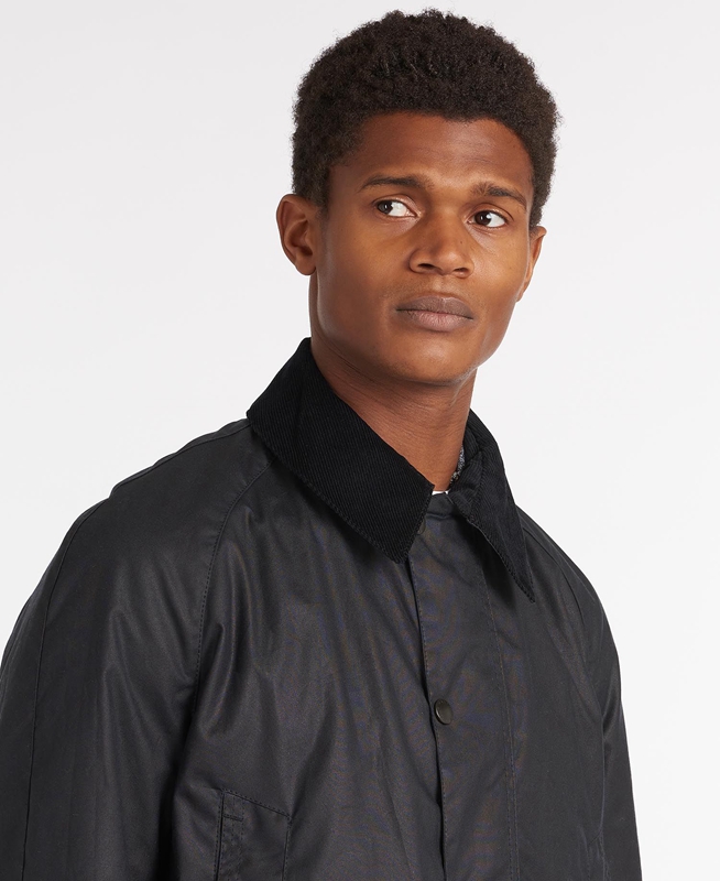 Chaqueta Encerada Barbour Bristol Hombre Azul Marino | 729054-HEV