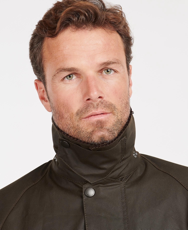 Chaqueta Encerada Barbour Classic Beaufort® Hombre Verde Oliva | 741823-FOW