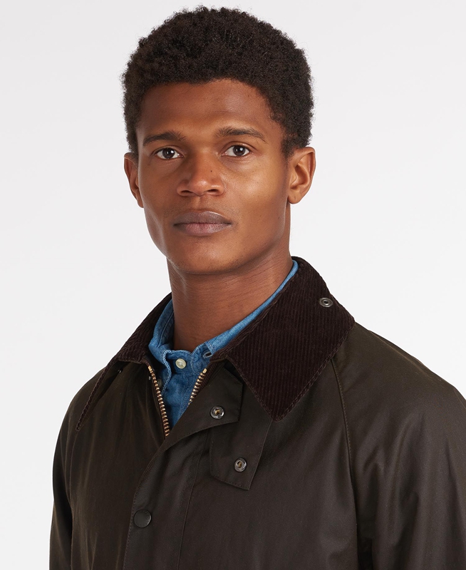Chaqueta Encerada Barbour Classic Bedale® Hombre Negras | 679508-NZY