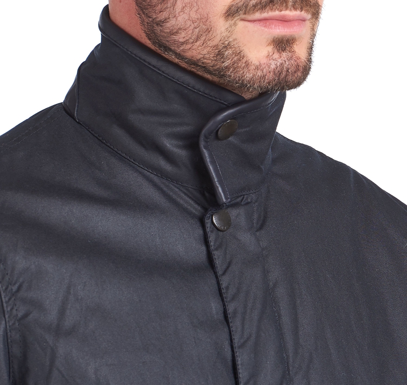 Chaqueta Encerada Barbour Hereford Hombre Azules | 953240-EZX