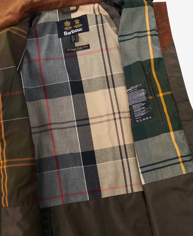Chaqueta Encerada Barbour Highclere Mujer Verde Oliva | 945086-MSA