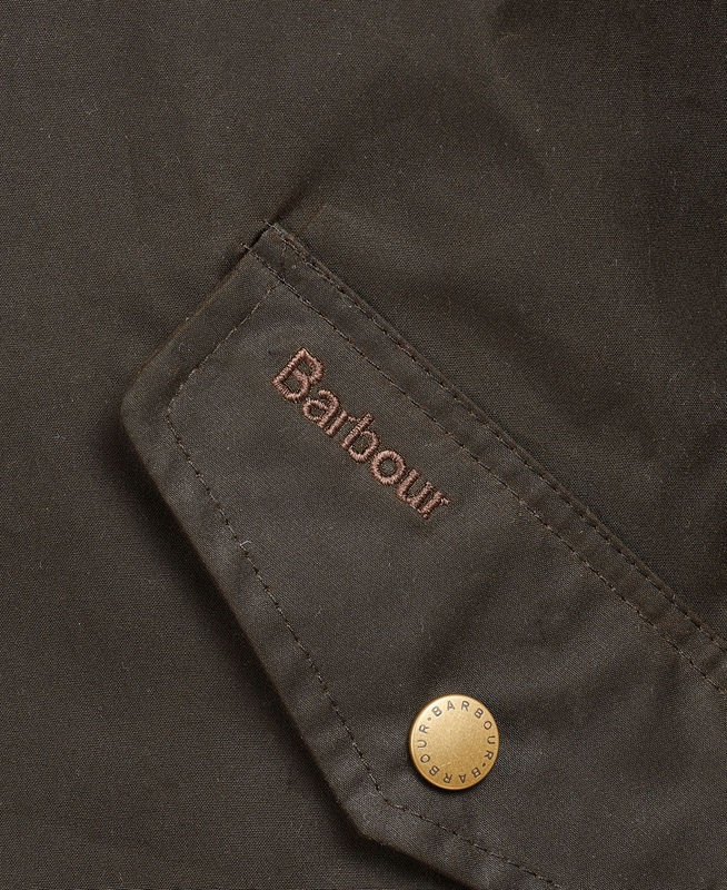 Chaqueta Encerada Barbour Prestbury Hombre Verde Oliva | 048517-AGF