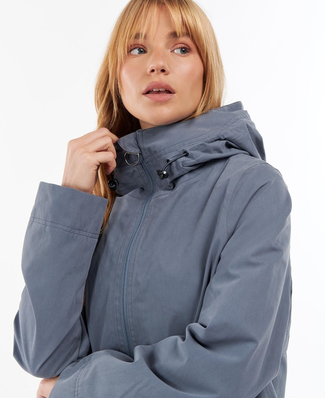Chaqueta Impermeable Barbour Armeria Mujer Azules | 972546-BRF