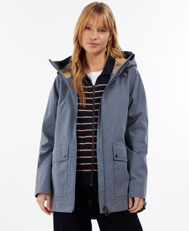 Chaqueta Impermeable Barbour Armeria Mujer Azules | 972546-BRF