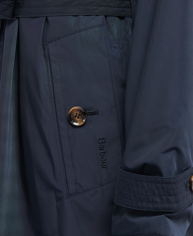 Chaqueta Impermeable Barbour Beatrice Mujer Azul Marino | 687319-QVK