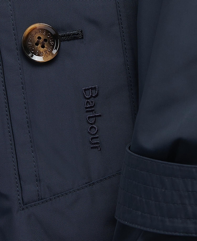 Chaqueta Impermeable Barbour Beatrice Mujer Azul Marino | 687319-QVK