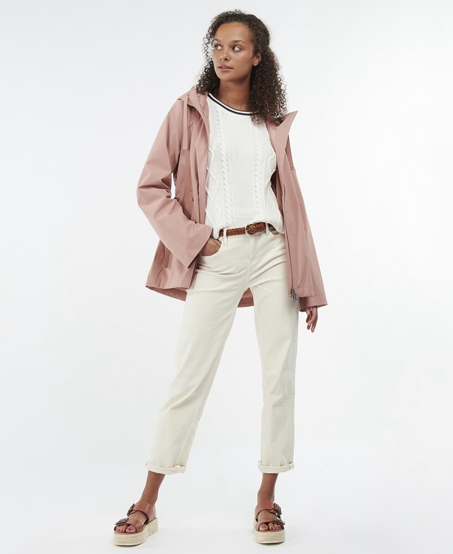 Chaqueta Impermeable Barbour Budle Mujer Naranjas | 048632-TAH