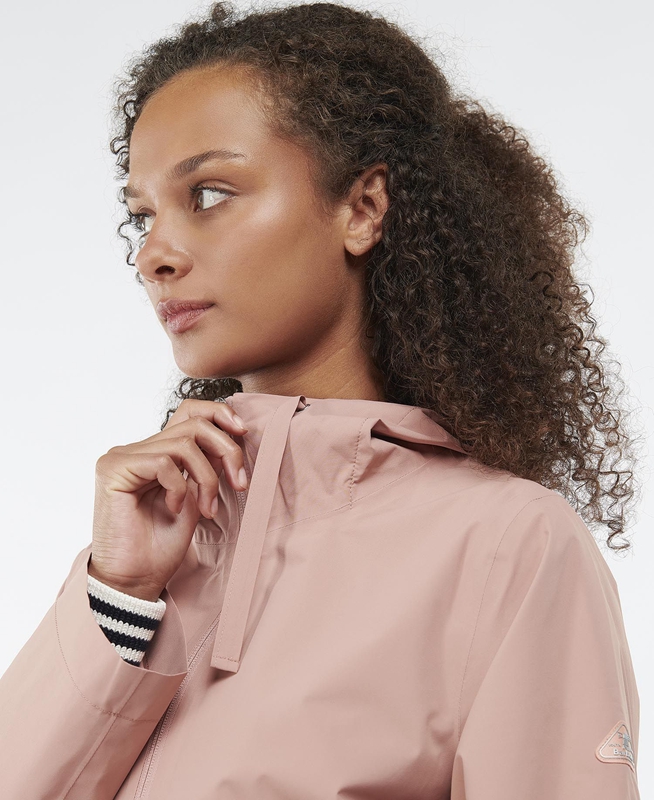 Chaqueta Impermeable Barbour Budle Mujer Naranjas | 048632-TAH