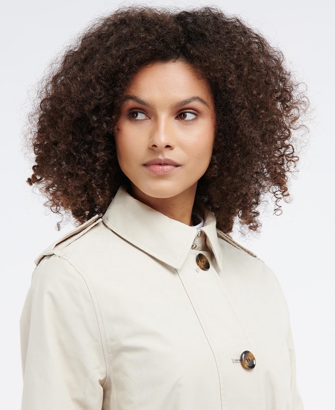 Chaqueta Impermeable Barbour Camilla Mujer Beige | 845619-ZEO