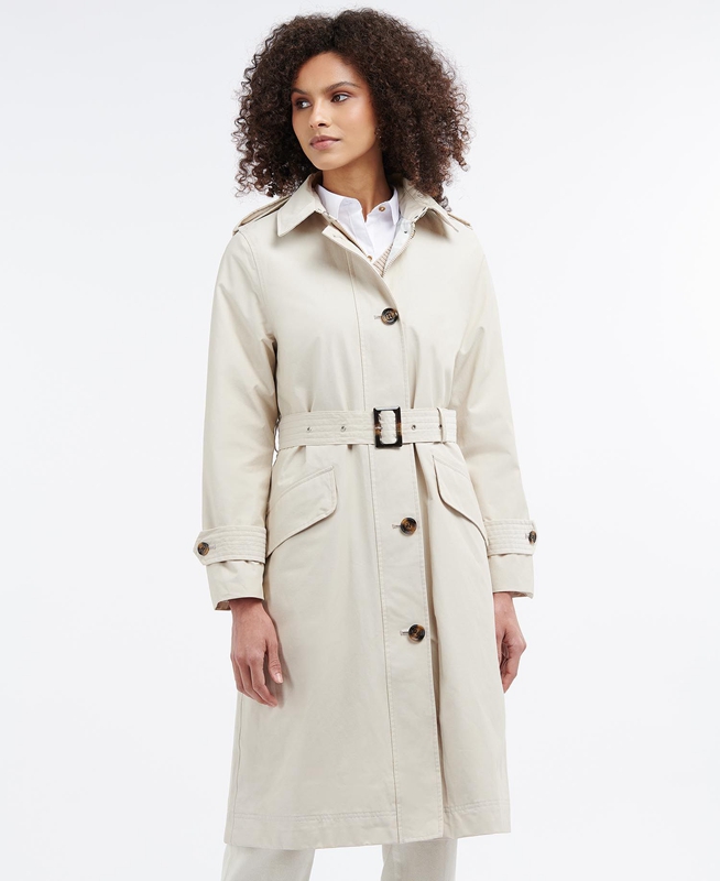 Chaqueta Impermeable Barbour Camilla Mujer Beige | 845619-ZEO