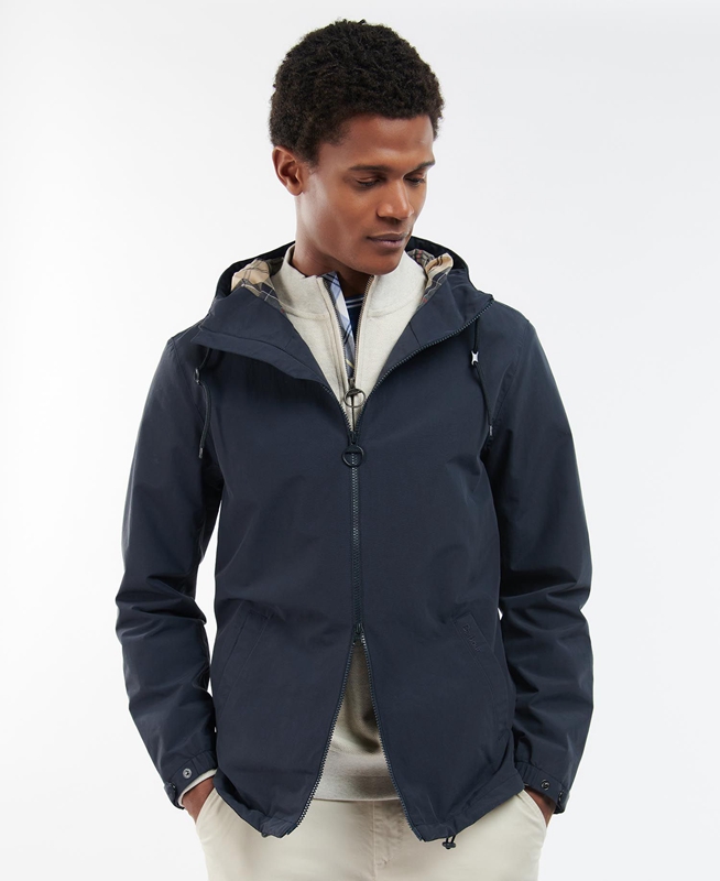 Chaqueta Impermeable Barbour Dillon Hombre Azul Marino | 054721-NIE