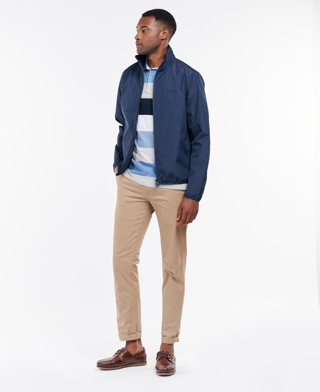 Chaqueta Impermeable Barbour Korbel Hombre Azul Marino | 637458-ZRK