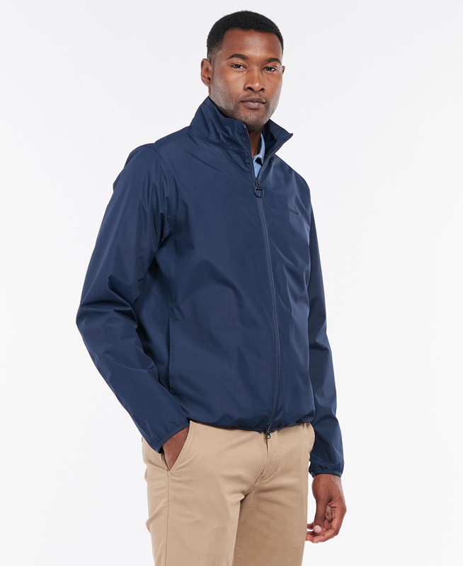 Chaqueta Impermeable Barbour Korbel Hombre Azul Marino | 637458-ZRK