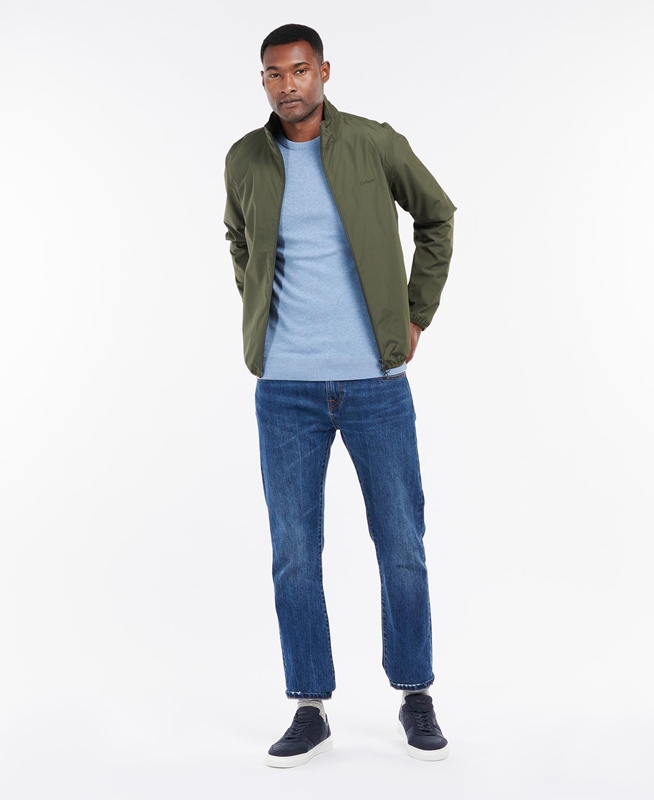 Chaqueta Impermeable Barbour Korbel Hombre Verde Oliva | 794318-KYE