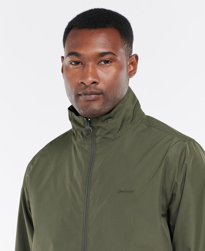 Chaqueta Impermeable Barbour Korbel Hombre Verde Oliva | 794318-KYE