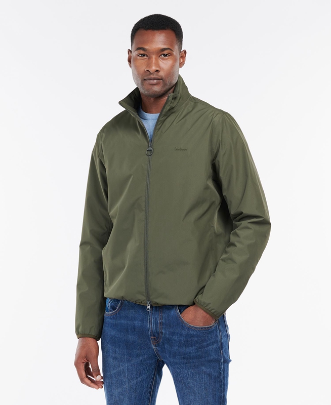 Chaqueta Impermeable Barbour Korbel Hombre Verde Oliva | 794318-KYE