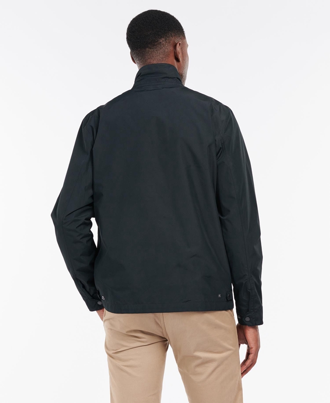 Chaqueta Impermeable Barbour Summer Chelsea Hombre Negras | 789234-HAY