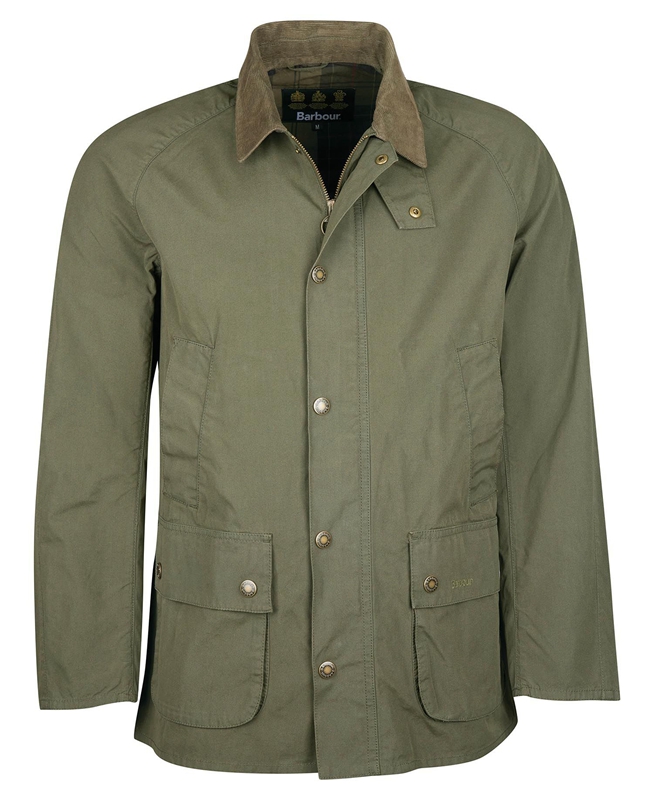 Chaquetas Casuales Barbour Ashby Hombre Verde Oliva | 643051-VMZ