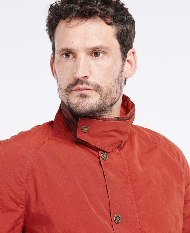 Chaquetas Casuales Barbour Ashby Hombre Naranjas | 817965-JAW