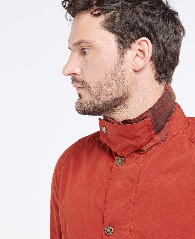 Chaquetas Casuales Barbour Ashby Hombre Naranjas | 817965-JAW