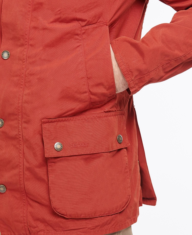 Chaquetas Casuales Barbour Ashby Hombre Naranjas | 817965-JAW
