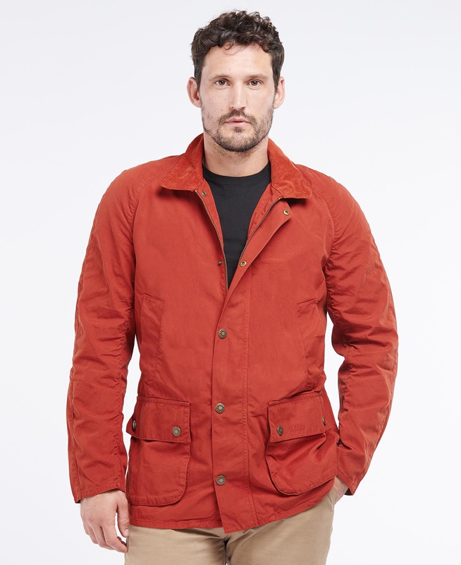 Chaquetas Casuales Barbour Ashby Hombre Naranjas | 817965-JAW