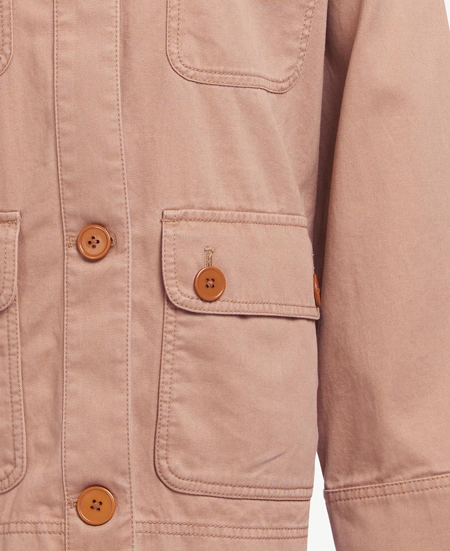 Chaquetas Casuales Barbour Coltsfoot Mujer Rosas | 016249-EHJ