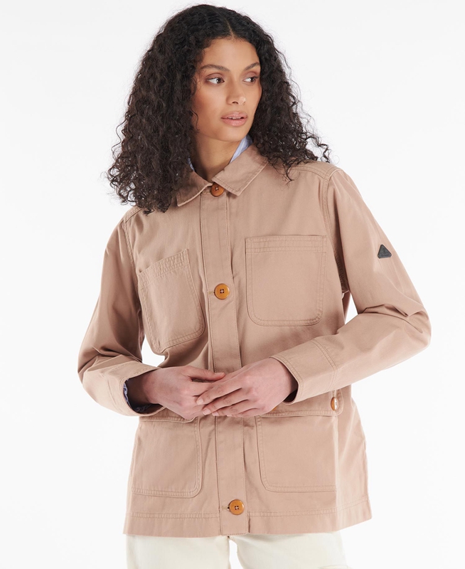 Chaquetas Casuales Barbour Coltsfoot Mujer Rosas | 016249-EHJ
