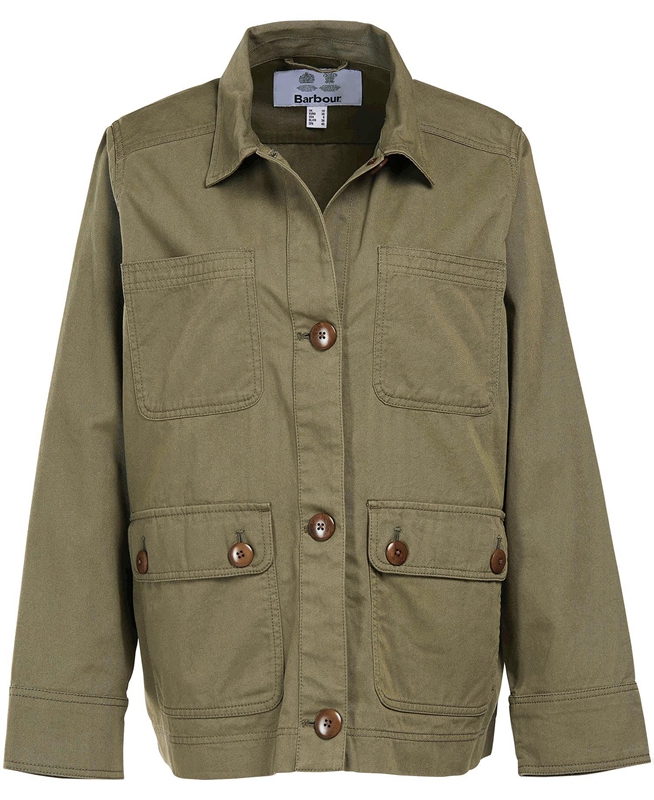 Chaquetas Casuales Barbour Coltsfoot Mujer Verde Oliva | 084371-XJA