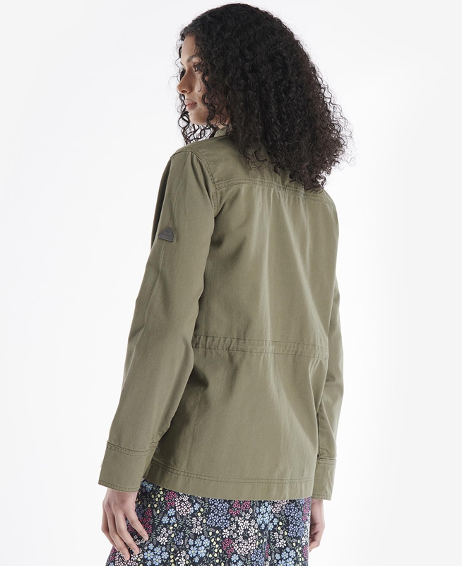 Chaquetas Casuales Barbour Coltsfoot Mujer Verde Oliva | 084371-XJA