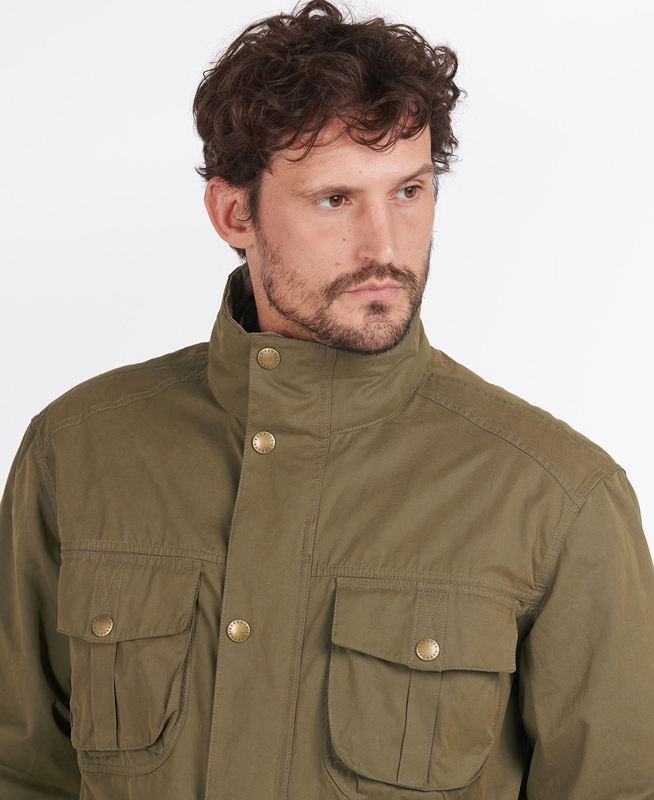 Chaquetas Casuales Barbour Sanderling Hombre Verde Oliva | 985061-SYV