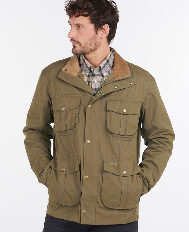 Chaquetas Casuales Barbour Sanderling Hombre Verde Oliva | 985061-SYV