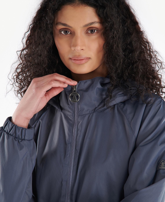 Chaquetas Casuales Barbour Sea Daisy Showerproof Mujer Azul Marino | 235680-BQF